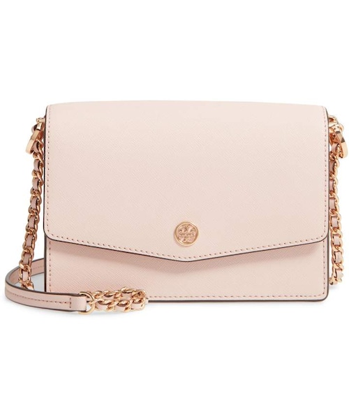TORY BURCH(トリーバーチ)の「Tory Burch Mini Robinson Leather Shoulder Bag(ショルダーバッグ・レディース・Black/Gray/Pink・One Size)」の3枚目の写真