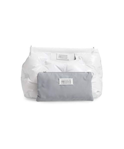 Maison Margiela（メゾンマルジェラ）の「Maison Margiela Medium Glam Slam Shoulder Bag（ショルダーバッグ・レディース・White・One Size）」の4枚目の写真