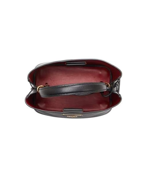 PRADA（プラダ）の「Prada Double Bucket Bag（ショルダーバッグ・レディース・Black/White・One Size）」の6枚目の写真