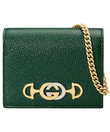 GUCCI | Gucci Zumi 655 Leather Wallet on a Chain(財布)