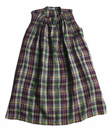 45rpm フォーティファイブアール の リネンオックスフォードマドラスチェックワンピース スカート Wear