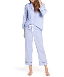 J.Crew Vintage Long Sleeve Crop Pajamas