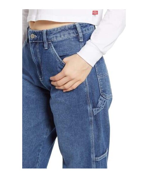 Dickies（ディッキーズ）の「Dickies Carpenter Jeans（デニムパンツ・レディース・Blue・0/1/3/5/7/9/13/15）」の3枚目の写真