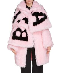 Balenciaga Oversize Faux Fur Coat