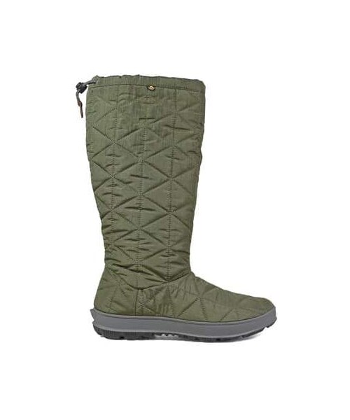 BOGS(ボグス)の「Bogs Snowday Tall Waterproof Quilted Snow Boot(ブーツ・レディース・Black/Green・7 M/8 M/6 M/10 M/11 M/9 M)」の5枚目の写真