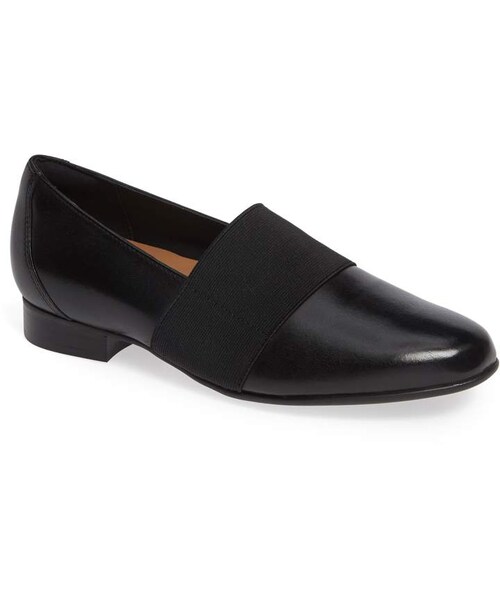 Clarks Un Blush – Ballerines En Cuir Noir, Femme, Semelle Synthétique, 255 G (pointure 42)