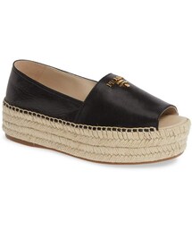 PRADA | Prada Peep Toe Platform Espadrille(その他シューズ)