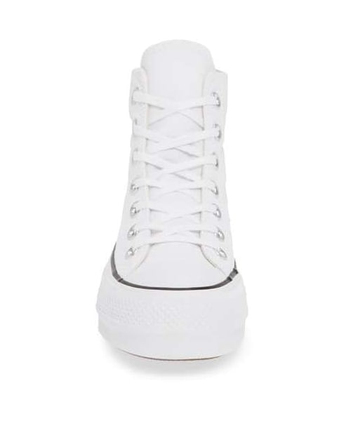 CONVERSE（コンバース）の「Converse Chuck Taylor® All Star® Lift High Top Platform Sneaker（その他シューズ・レディース・Black/White・10 M/9 M/9.5 M）」の4枚目の写真