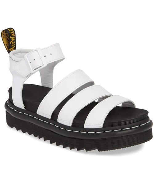 Dr. Martens(ドクターマーチン)の「Dr. Martens Blaire Sandal(その他シューズ・レディース・Black/White/Yellow・11us/ 9uk/10us/ 8uk/9us/ 7uk/6us/ 4uk)」の2枚目の写真