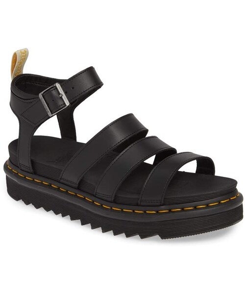 Dr. Martens(ドクターマーチン)の「Dr. Martens Blaire Sandal(その他シューズ・レディース・Black/White/Yellow・11us/ 9uk/10us/ 8uk/9us/ 7uk/6us/ 4uk)」の1枚目の写真