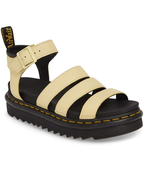 Dr. Martens(ドクターマーチン)の「Dr. Martens Blaire Sandal(その他シューズ・レディース・Black/White/Yellow・11us/ 9uk/10us/ 8uk/9us/ 7uk/6us/ 4uk)」の3枚目の写真