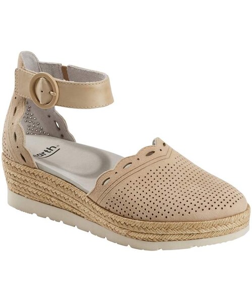 earth yarrow espadrille wedge