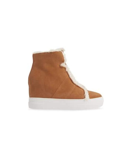 Soda Figure Women's Faux Fur Trim Fashion High Top Slip On Sneaker...