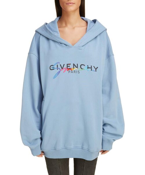 givenchy paris blue hoodie