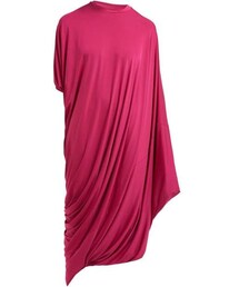 Vetements - Asymmetric Midi T Shirt Dress - Womens - Pink