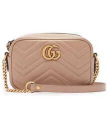 Gucci - Gg Marmont Mini Quilted Leather Cross Body Bag - Womens - Nude
