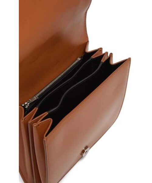 JIL SANDER（ジルサンダー）の「Jil Sander - Small Leather Cross Body Bag - Womens - Brown（ショルダーバッグ・レディース・Brown・One Size）」の3枚目の写真