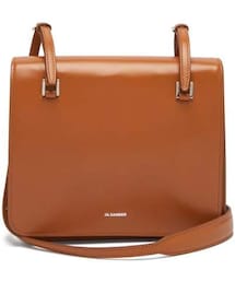 JIL SANDER | Jil Sander - Small Leather Cross Body Bag - Womens - Brown(ショルダーバッグ)