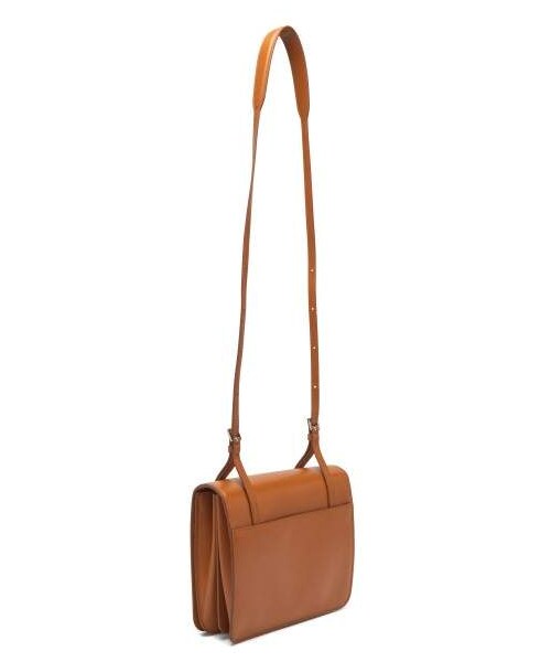 JIL SANDER（ジルサンダー）の「Jil Sander - Small Leather Cross Body Bag - Womens - Brown（ショルダーバッグ・レディース・Brown・One Size）」の4枚目の写真