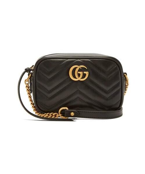 GUCCI（グッチ）の「Gucci Gg Marmont Mini Quilted Leather Cross Body Bag
