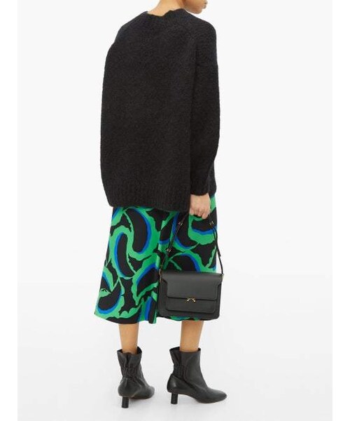 MARNI(マルニ)の「Marni - Trunk Medium Leather Shoulder Bag - Womens - Black(ショルダーバッグ・レディース・Black・One Size)」の5枚目の写真