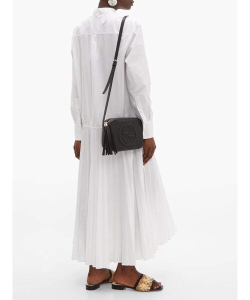 GUCCI(グッチ)の「Gucci - Soho Gg Small Leather Cross Body Bag - Womens - Black(ショルダーバッグ・レディース・Black・One Size)」の3枚目の写真