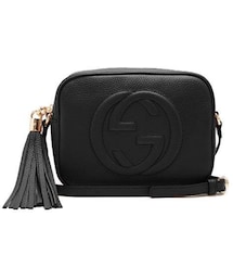 GUCCI | Gucci - Soho Gg Small Leather Cross Body Bag - Womens - Black(ショルダーバッグ)