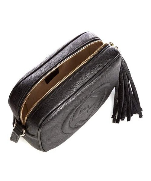 GUCCI(グッチ)の「Gucci - Soho Gg Small Leather Cross Body Bag - Womens - Black(ショルダーバッグ・レディース・Black・One Size)」の4枚目の写真