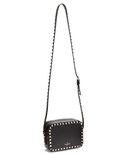 VALENTINO(ヴァレンティノ)の「Valentino - Rockstud Camera Leather Cross Body Bag - Womens - Black(ショルダーバッグ・レディース・Black・One Size)」の2枚目の写真