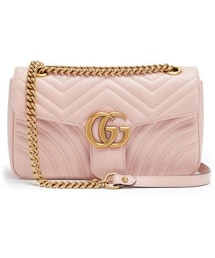GUCCI | Gucci - Gg Marmont Mini Quilted Leather Shoulder Bag - Womens - Light Pink(ショルダーバッグ)