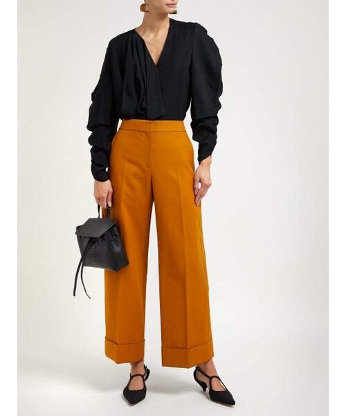 MANSUR GAVRIEL（マンサーガブリエル）の「Mansur Gavriel - Mini Mini Lady Leather Cross Body Bag - Womens - Black Multi（ショルダーバッグ・レディース・Black・One Size）」の4枚目の写真