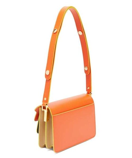 MARNI（マルニ）の「Marni - Trunk Mini Saffiano Leather Cross Body Bag - Womens - Orange Multi（ショルダーバッグ・レディース・Orange・One Size）」の2枚目の写真