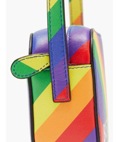 BALENCIAGA（バレンシアガ）の「Balenciaga Ville Xs Rainbow Stripe Leather Cross