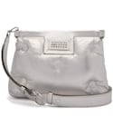 Maison Margiela | Maison Margiela - Glam Slam Metallic Quilted Leather Cross Body Bag - Womens - Silver(Shoulderbag)