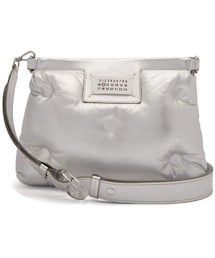Maison Margiela | Maison Margiela - Glam Slam Metallic Quilted Leather Cross Body Bag - Womens - Silver(ショルダーバッグ)