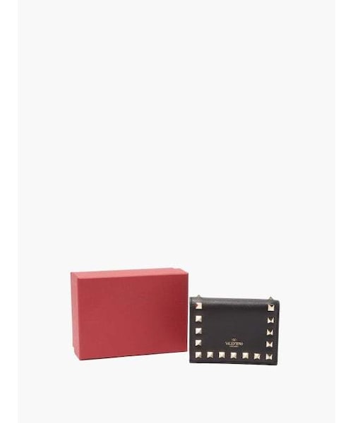 VALENTINO（ヴァレンティノ）の「Valentino - Rockstud Leather Wallet - Womens - Black（財布・レディース・Black・One Size）」の5枚目の写真