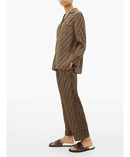 FENDI（フェンディ）の「Fendi - Ff Print Silk Satin Pyjama