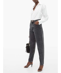 デニム・ジーパン Marant Etoile Jeans Corsy MARANT ÉTOILE Corsy high-rise tapered jeans | THE OUTNET