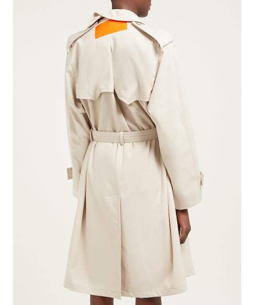 Maison Margiela（メゾンマルジェラ）の「Maison Margiela - Double Breasted Twill Trench Coat - Womens - Beige（ジャケット/アウター・レディース・Beige・38 It/42 It/46 It）」の5枚目の写真