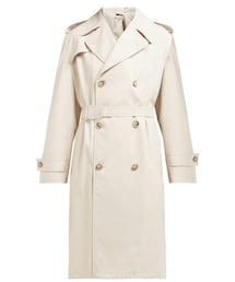 Maison Margiela | Maison Margiela - Double Breasted Twill Trench Coat - Womens - Beige(ジャケット/アウター)
