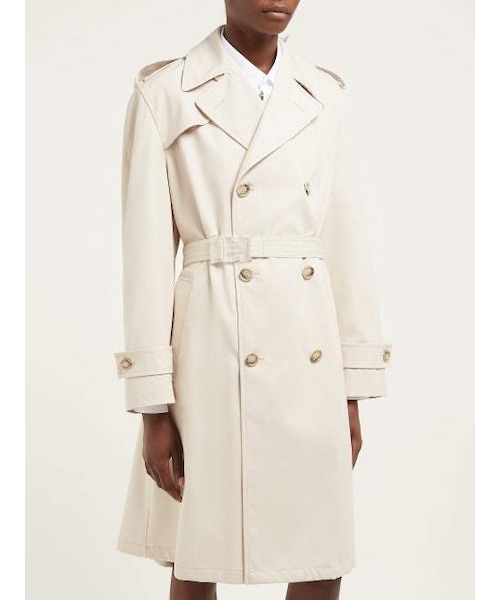 Maison Margiela（メゾンマルジェラ）の「Maison Margiela - Double Breasted Twill Trench Coat - Womens - Beige（ジャケット/アウター・レディース・Beige・38 It/42 It/46 It）」の3枚目の写真