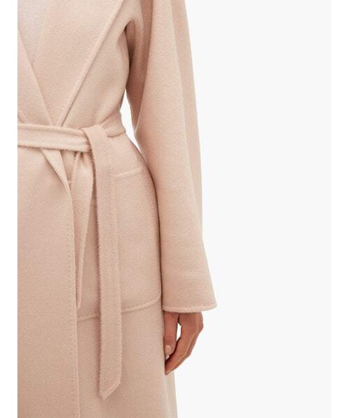 Max Mara(マックスマーラ)の「Max Mara - Lilia Coat - Womens - Light Pink(ジャケット/アウター・レディース・Pink・4 Uk/6 Uk/8 Uk/10 Uk/12 Uk/14 Uk/16 Uk)」の2枚目の写真