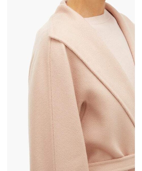 Max Mara(マックスマーラ)の「Max Mara - Lilia Coat - Womens - Light Pink(ジャケット/アウター・レディース・Pink・4 Uk/6 Uk/8 Uk/10 Uk/12 Uk/14 Uk/16 Uk)」の3枚目の写真