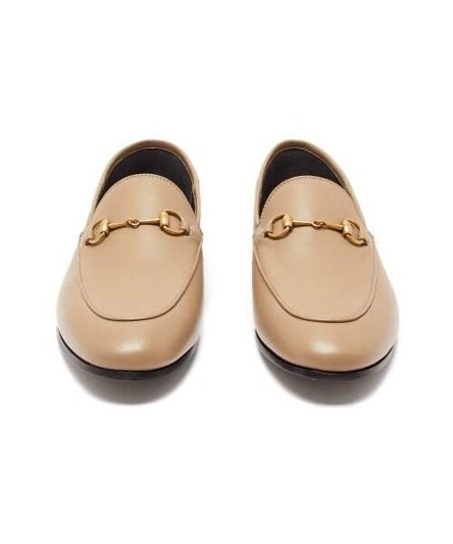 GUCCI（グッチ）の「Gucci - Brixton Collapsible Heel Leather Loafers - Womens - Beige（シューズ・レディース・Beige・35 Eu/it/35.5 Eu/it/36 Eu/it/36.5 Eu/it/37 Eu/it/37.5 Eu/it/38 Eu/it/38.5 Eu/it/39 Eu/it/39.5 Eu/it/40 Eu/it/40.5 Eu/it/41 Eu/it/41.5 Eu/it/42 Eu/it）」の2枚目の写真