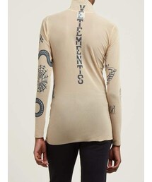 VETEMENTS 売れ筋商品|||ヴェトモン Tシャツ トップス レディース Tops Beige 20190713163638043_215.jpg