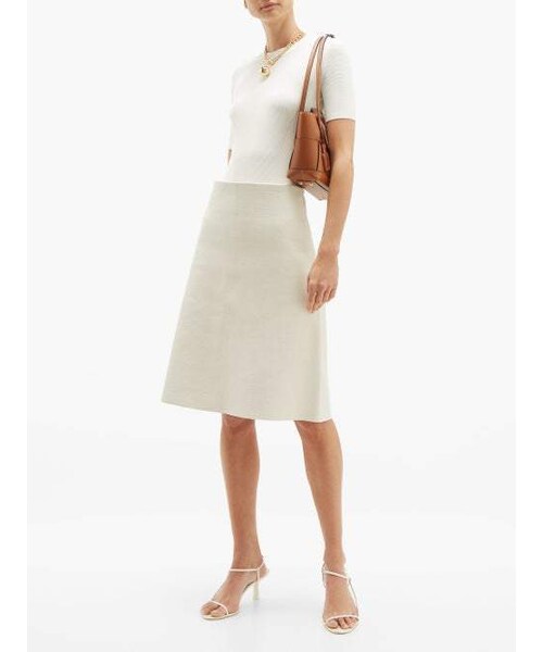 BOTTEGA Fine Gauge Rib Knitted T