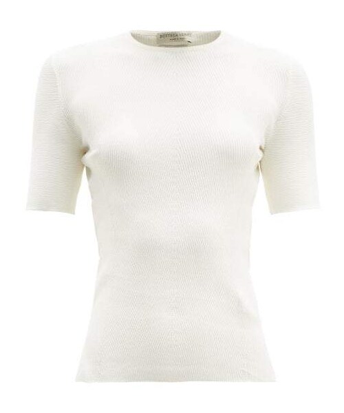 BOTTEGA Fine Gauge Rib Knitted T