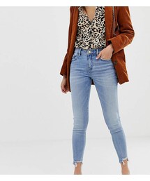stradivarius | Stradivarius skinny low waist jean in pale blue(デニムパンツ)