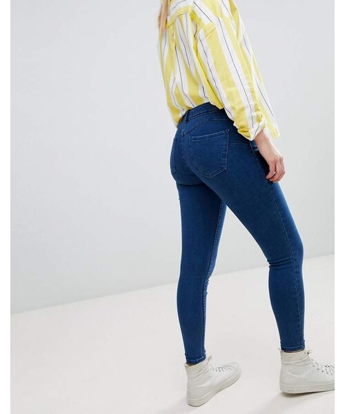 Bershka（ベルシュカ）の「Bershka skinny push-up jean（デニムパンツ・レディース・Blue・Us 0/Us 2/Us 6/Us 8）」の4枚目の写真