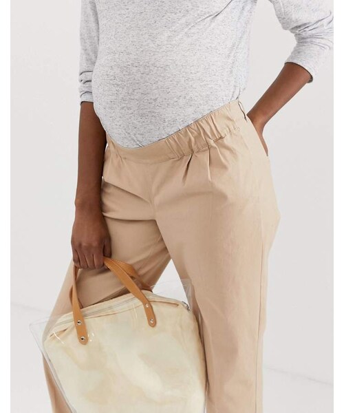 asos（エイソス）の「Asos Maternity ASOS DESIGN Maternity chino pants with under